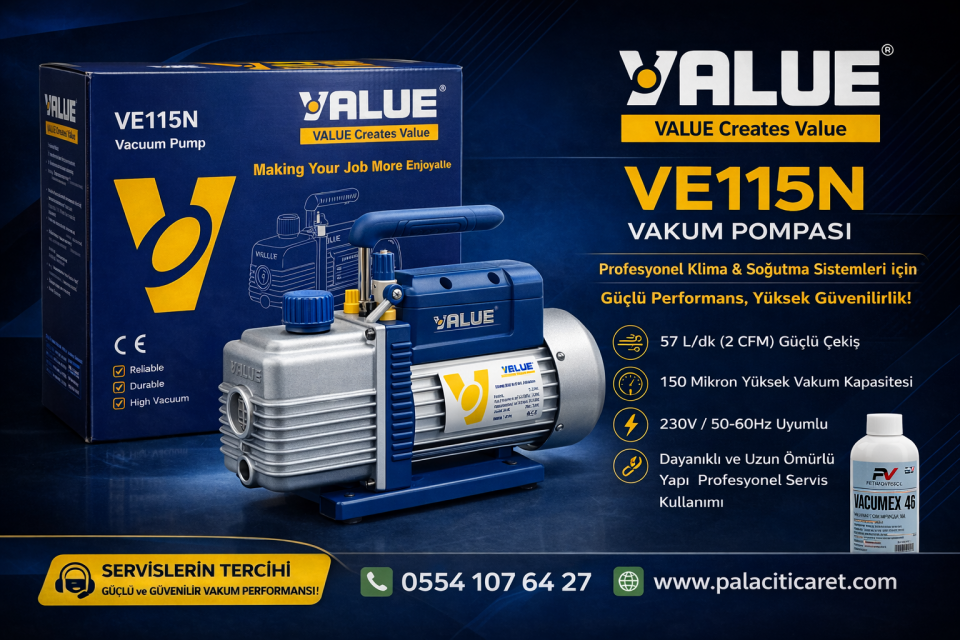 Value VE 115N Vakum Pompası