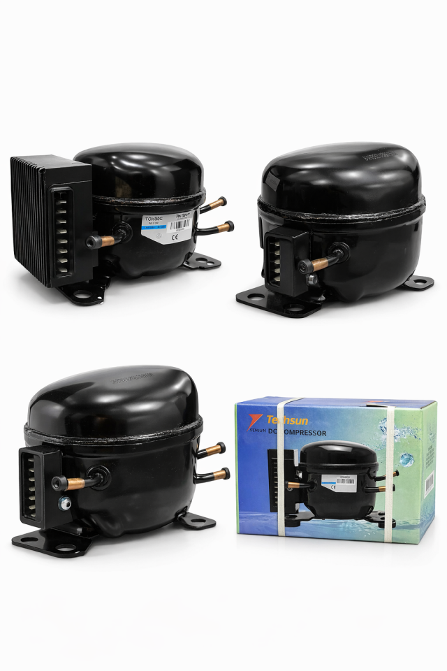 Techsun TCH30G DC Kompresör 12-24V R134a Buzdolabı Motoru