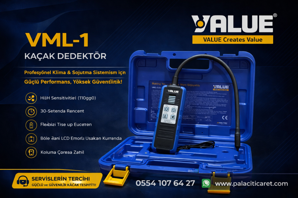 Value VML-1 Gaz Kaçak Dedektörü