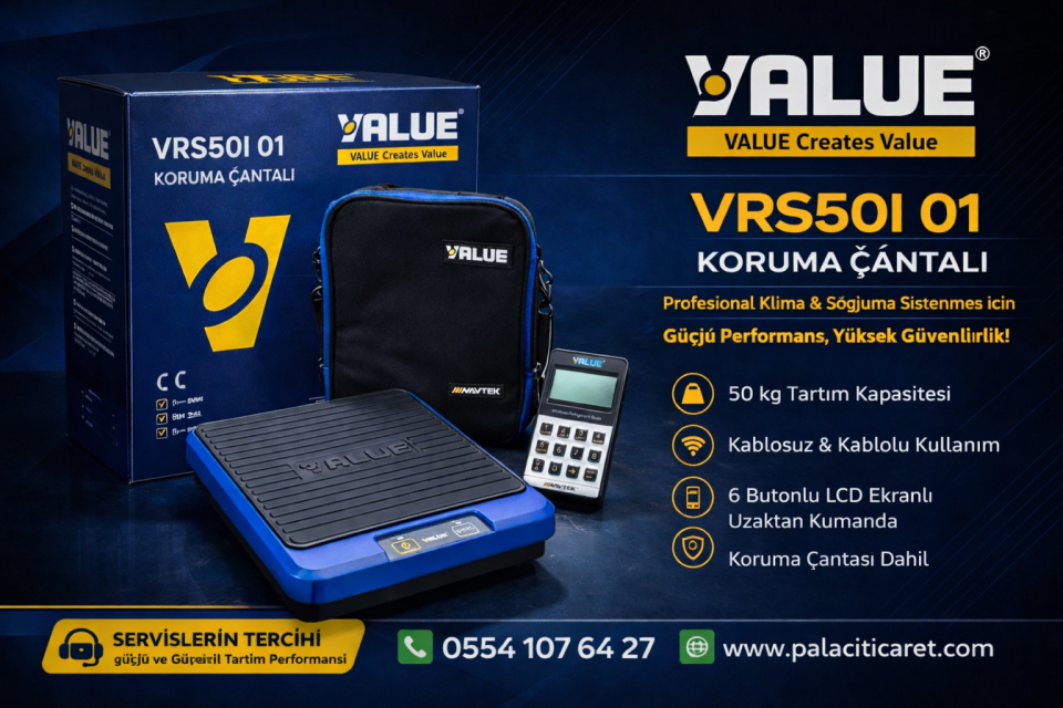 Value VRS-50i-01 Dijital Gaz Terazisi-Kablosuz