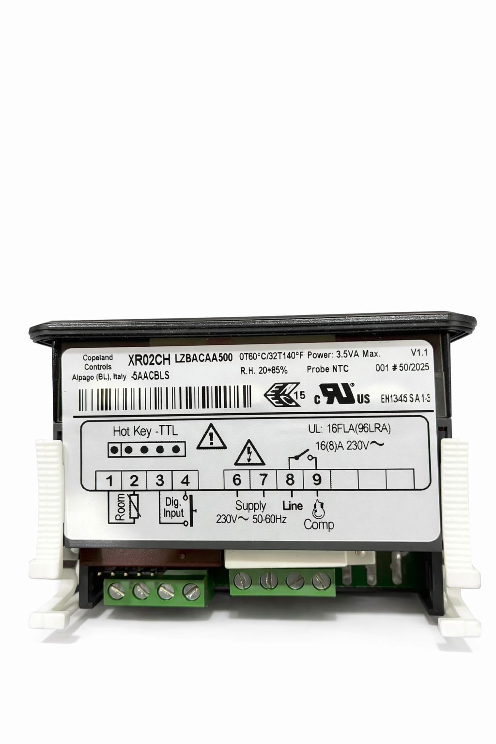 Dixell Copeland XR02CH-5AACBLS Tek Sensör Dijital Termostat