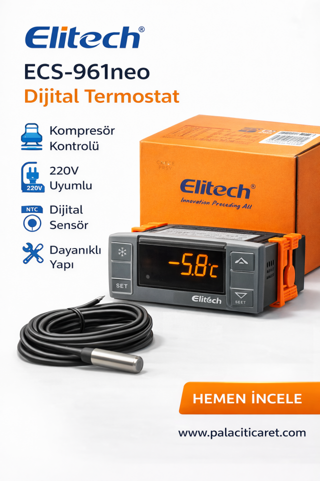 Elitech ECS-961 NEO Tek Prob Dijital Termostat