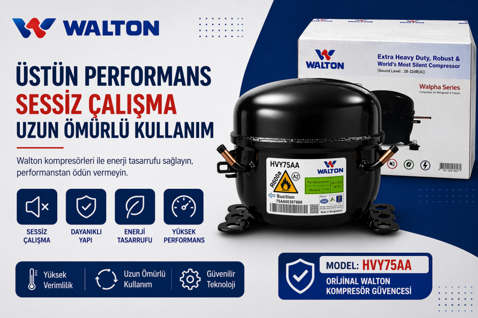 Walton 75AA 1/4 R-600 Gazlı Kompresör