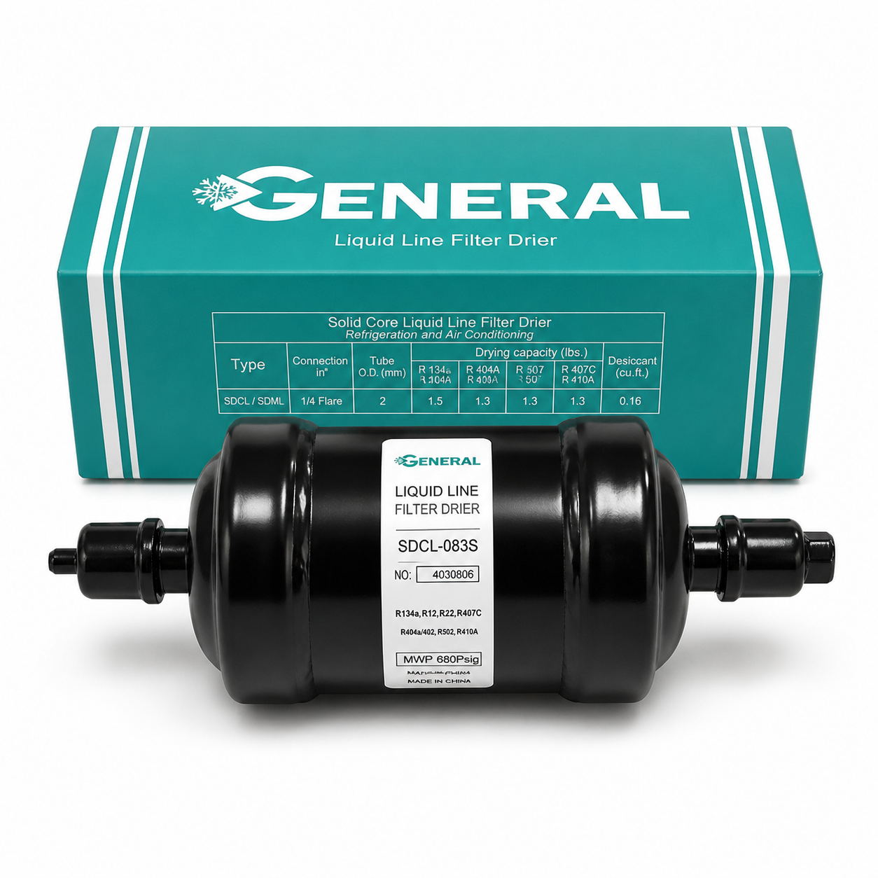 General SDCL-083S 3/8 Kaynaklı Drayer Filtre  Kısa Açıklama