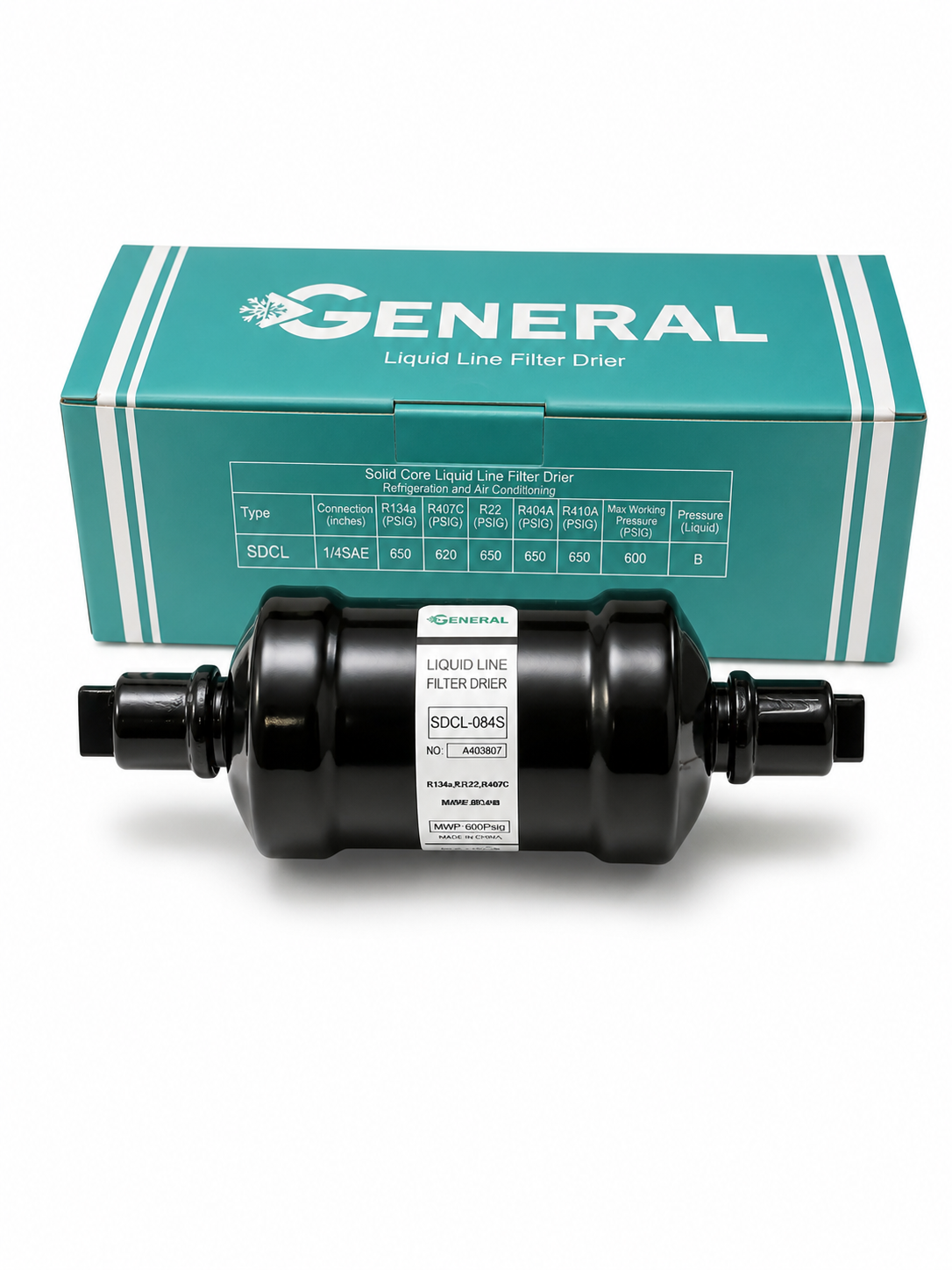 General SDCL-084S 1/2 Kaynaklı Drayer Filtre