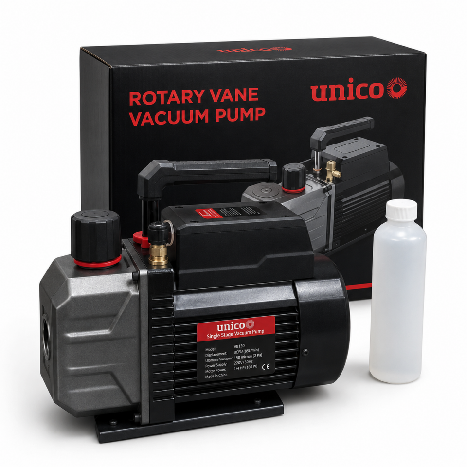 UNICO VB130 Tek Kademeli Vakum Pompası