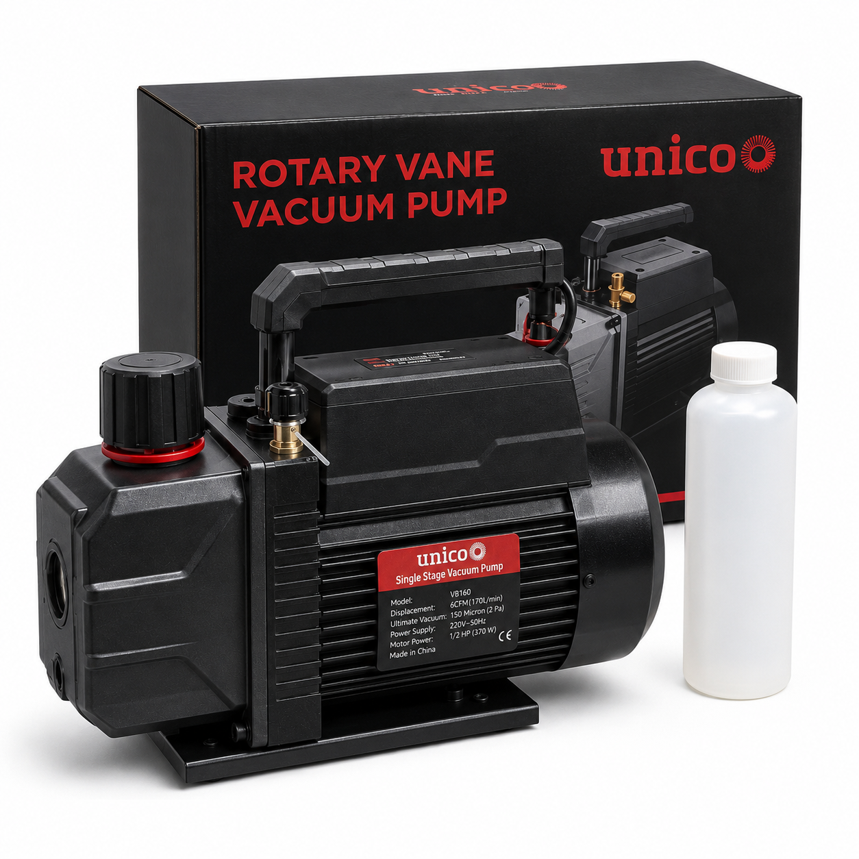 UNICO VB160 Tek Kademeli Vakum Pompası