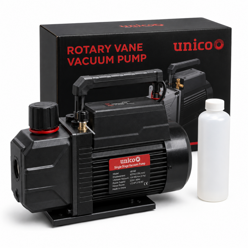 UNICO VB160 Tek Kademeli Vakum Pompası