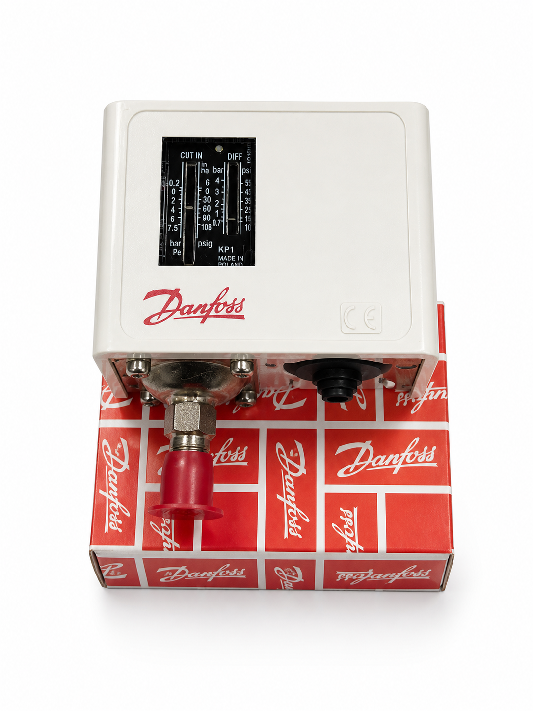 Danfoss KP1 Basınç Kontrol Presostatı  Kombine termostat