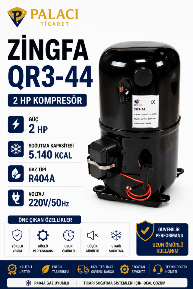 ZINGFA QR3-44 2 HP Kompresör