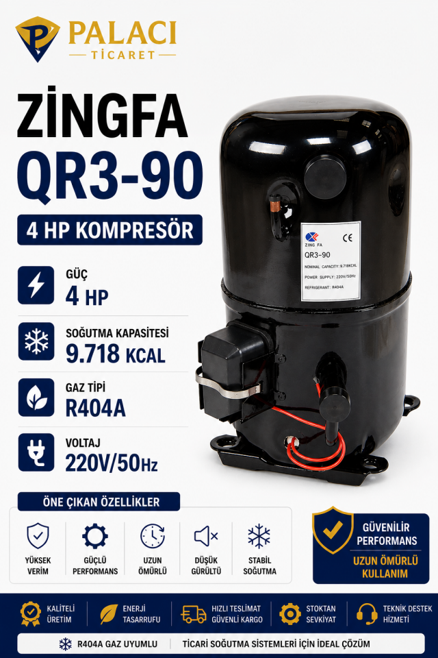 ZINGFA QR3-90 4 HP Kompresör