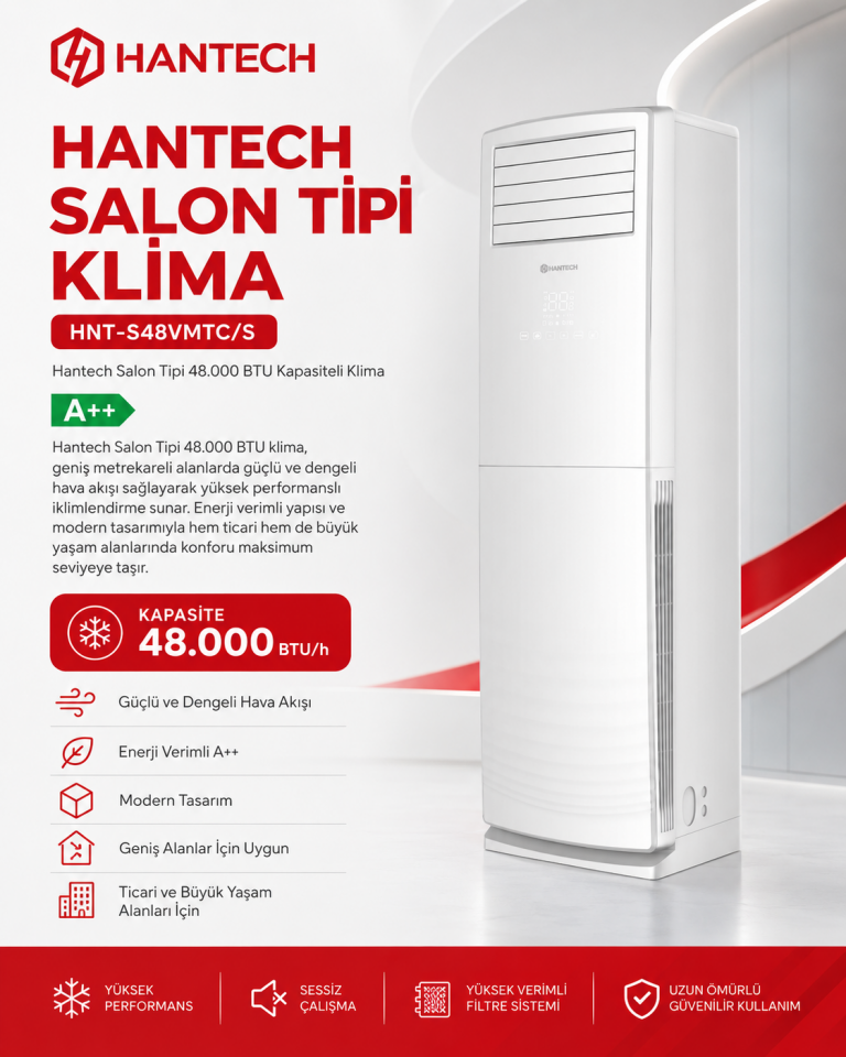 Hantech Salon Tipi 48.000 bTU Kapasiteli Klima