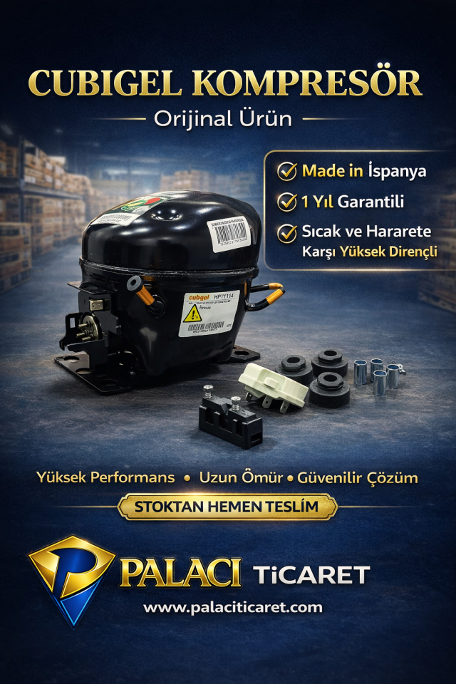 cubigel kompresör  1/4  190 kcal HYE 125 MHu Kompresör 100 adet