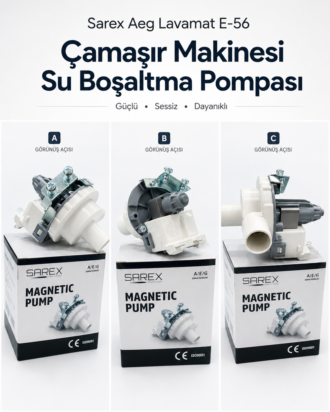Sarex Aeg Lavamat E-56 Çamaşır Makinesi Su Boşaltma Pompası