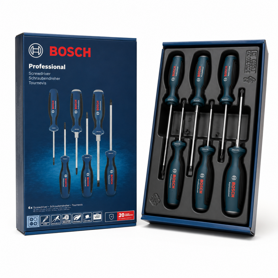 Bosch Professional 6 Parça Tornavida