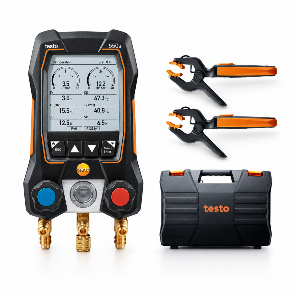 TESTO 550S DİJİTAL MANİFOLD