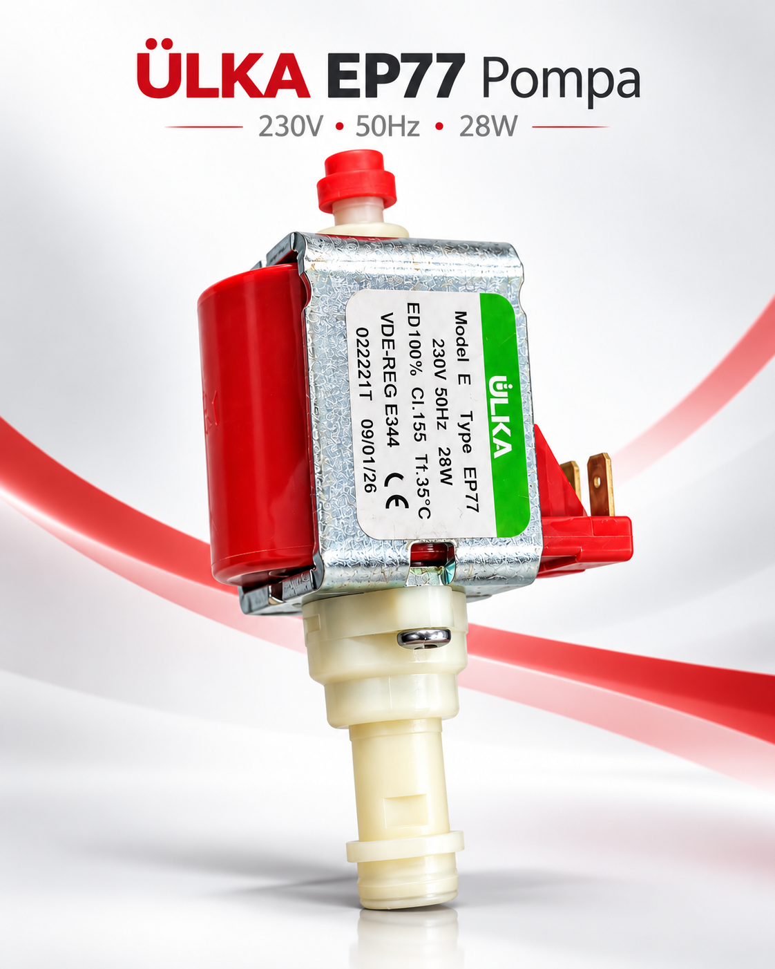 Su Pompası ULKA İtalyan EP77– 230V 50Hz 28W