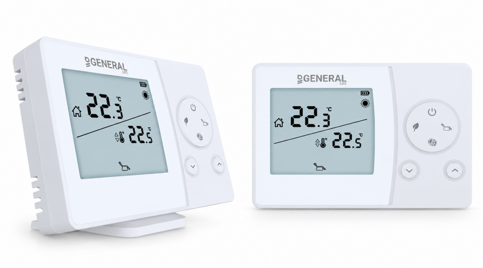 GENERAL Life SENNA HT271S RF Kablosuz Dijital Oda Termostatı